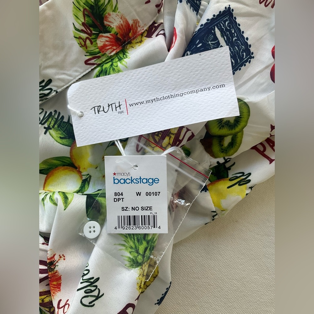 Truth NYC Fruit Theme Button Down Dress.
Size Medium. - Picture 6 of 6
